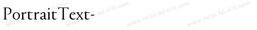 PortraitText字体转换