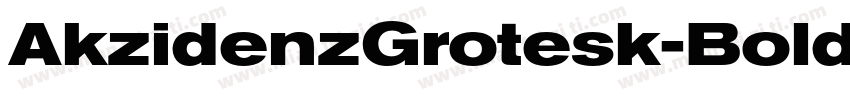 AkzidenzGrotesk-Bold手机版字体转换