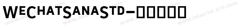 WeChatSanaStd字体转换
