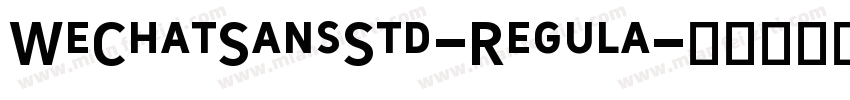 WeChatSansStd-Regula字体转换