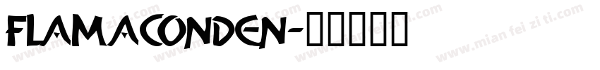 flamaconden字体转换