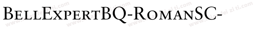 BellExpertBQ-RomanSC字体转换