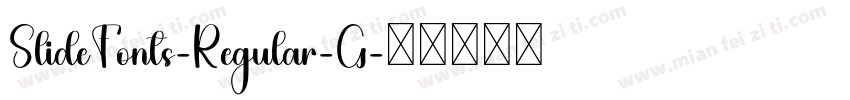 SlideFonts-Regular-G字体转换