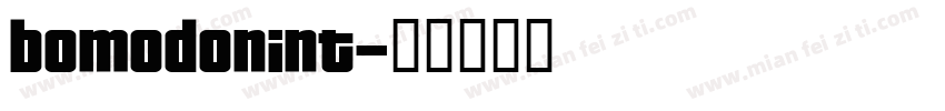BomodoniNT字体转换
