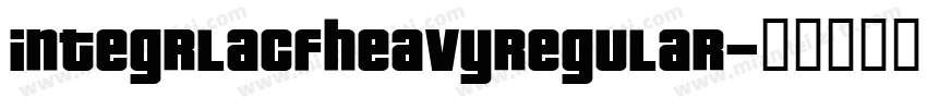 INTEGRLACFHEAVYREGULAR字体转换