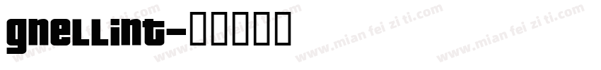 gnellint字体转换