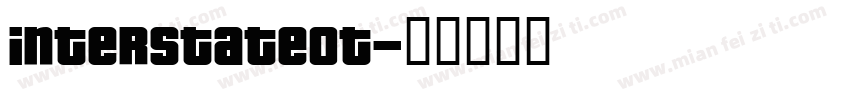 interstate0t字体转换