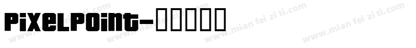 pixelpoint字体转换