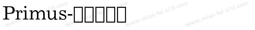 Primus字体转换