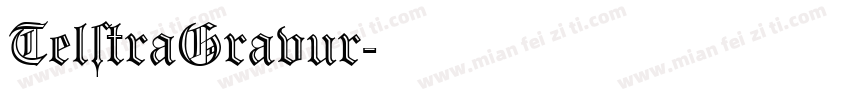 TelstraGravur字体转换