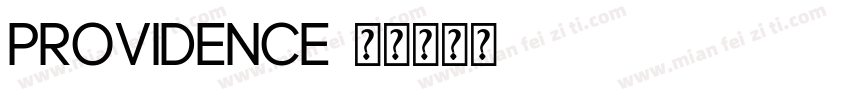 Providence字体转换