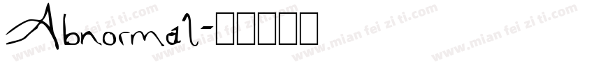 Abnormal字体转换