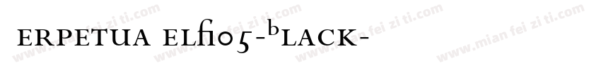 PerpetuaHelW05-Black字体转换