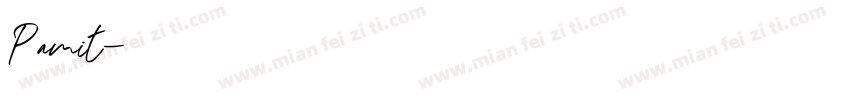 Pamit字体转换