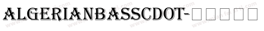 AlgerianBasSCDOT字体转换