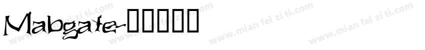 Mabgate字体转换