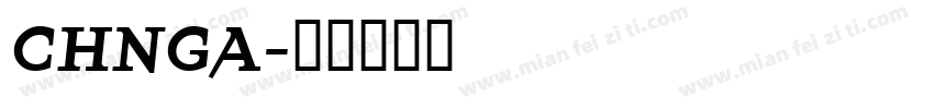 CHNGA字体转换