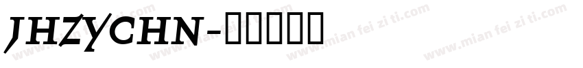 JHZYCHN字体转换