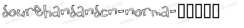 sourehansanscn-norma字体转换