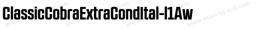 ClassicCobraExtraCondItal-l1Aw字体转换