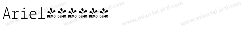 Ariel字体转换