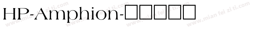 HP-Amphion字体转换