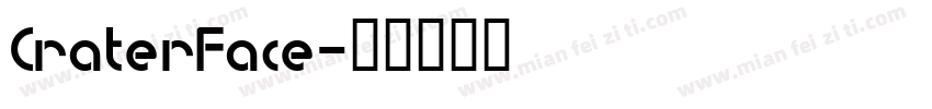 CraterFace字体转换
