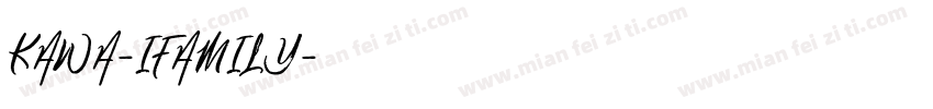 KAWA-IFAMILY字体转换
