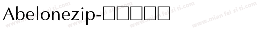 Abelonezip字体转换
