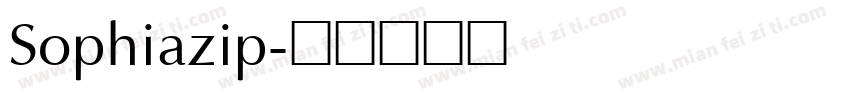Sophiazip字体转换