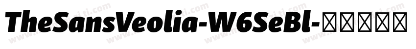 TheSansVeolia-W6SeBl字体转换
