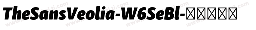 TheSansVeolia-W6SeBl字体转换