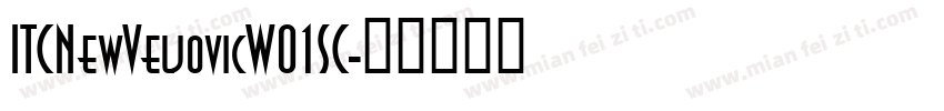 ITCNewVeljovicW01SC字体转换