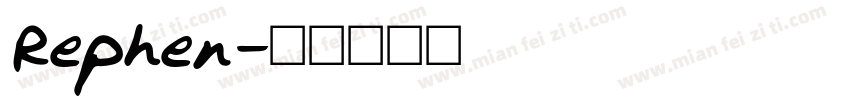 Rephen字体转换