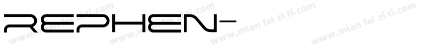 Rephen字体转换