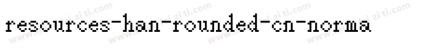 resources-han-rounded-cn-normal字体转换