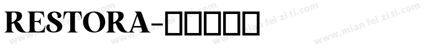 RESTORA字体转换