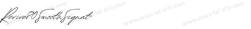 Revive80SmoothSignat字体转换