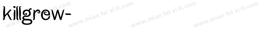 killgrew字体转换