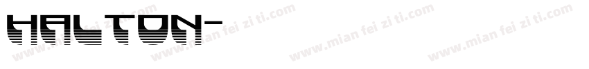 halton字体转换