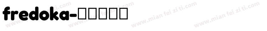 fredoka字体转换