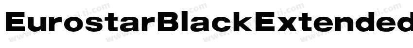 EurostarBlackExtended字体转换