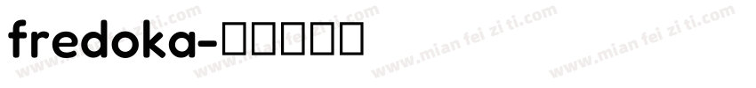 fredoka字体转换
