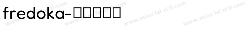 fredoka字体转换
