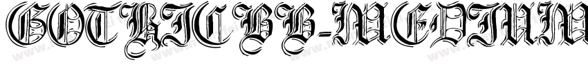 GOTHICBB-MEDIUM字体转换