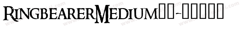 RingbearerMedium字体字体转换