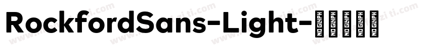 RockfordSans-Light字体转换