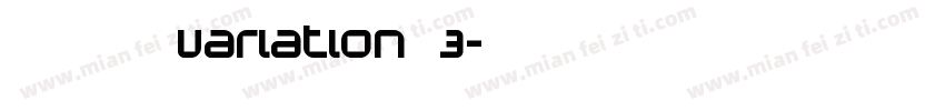 阿姆斯特丹Variation_3字体转换