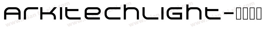ArkitechLight字体转换