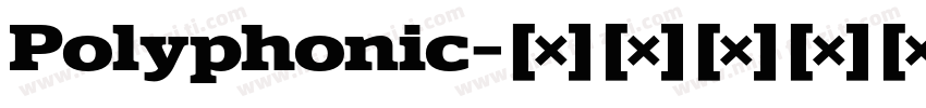 Polyphonic字体转换
